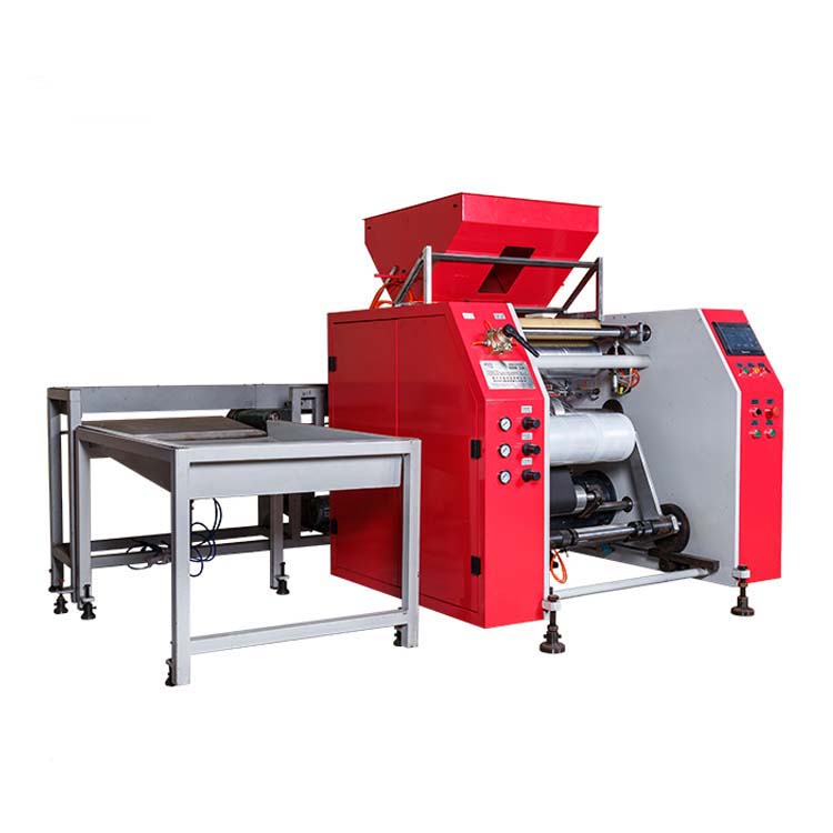 High Speed Edge Folded Stretch Film Rewinder