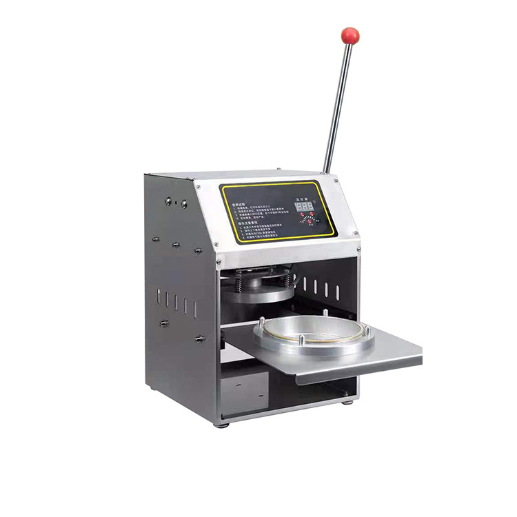 Round Foil Container Sealing Machine